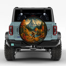 Bigfoot Camping Adventure Car Spare Tire Cover