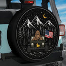 Bigfoot Drive Green Jeep Duck Car Spare Tire Cover