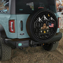 Bigfoot Drive Green Jeep Duck Car Spare Tire Cover