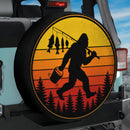 Bigfoot Fishing Car Spare Tire Cover
