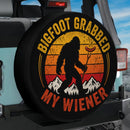 Bigfoot Campfire Wiener Vintage Car Spare Tire Cover