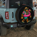 Bigfoot Summer Vibe Car Spare Tire Cover