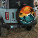 Sasquatch Sunset Surf Car Spare Tire Cover