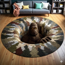 Bigfoot Carpet Round Rug