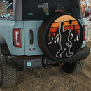 Sasquatch Bigfoot Say Hi Vintage Jeep Car Spare Tire Cover
