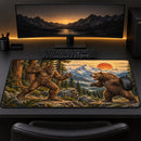 Bigfoot x Brown Bear Japan Style Desk Mat