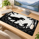 Bigfoot x T-Rex B&W Desk Mat