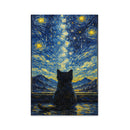 Cat Starry Night Jigsaw Puzzle