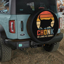 Black Cat Chonk Oh Lawd He Coming Car Spare Tire Cover