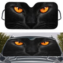 Black Cat Eyes Custom Car Windshield Sunshades
