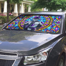 Black Frieza Dragon Ball Super Stained Glass Custom Car Windshield Sunshades