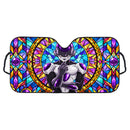 Black Frieza Dragon Ball Super Stained Glass Custom Car Windshield Sunshades