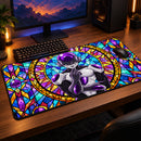 Black Frieza Dragon Ball Super Stained Glass Desk Mat