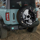 Black Cat Skull Jeep Car Spare Tire Cover
