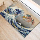 Blastoise Charizard The Great Wave Japan Doormat Home Decor