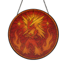 Mega Blaziken Pokemon Stained Glass Suncatcher