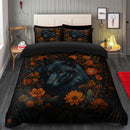 Bloom Of The Shadow Wolf Bedding Set