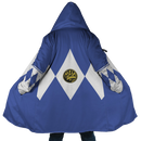 Blue Ranger Mighty Morphin Power Rangers Hooded Fleece Cloak Coat
