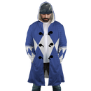 Blue Ranger Mighty Morphin Power Rangers Hooded Fleece Cloak Coat