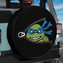 Blue TMNT Ninja Mutant Teenage Unzipped Jeep Car Spare Tire Cover