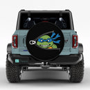 Blue TMNT Ninja Mutant Teenage Unzipped Jeep Car Spare Tire Cover