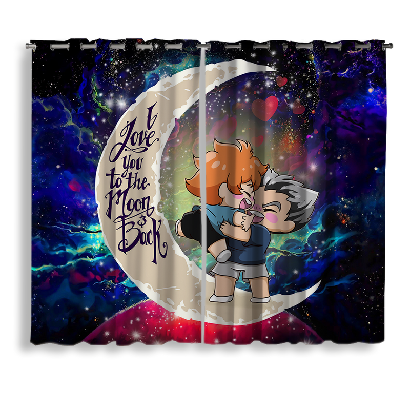 Bokuhina Love You To The Moon Galaxy Window Curtain