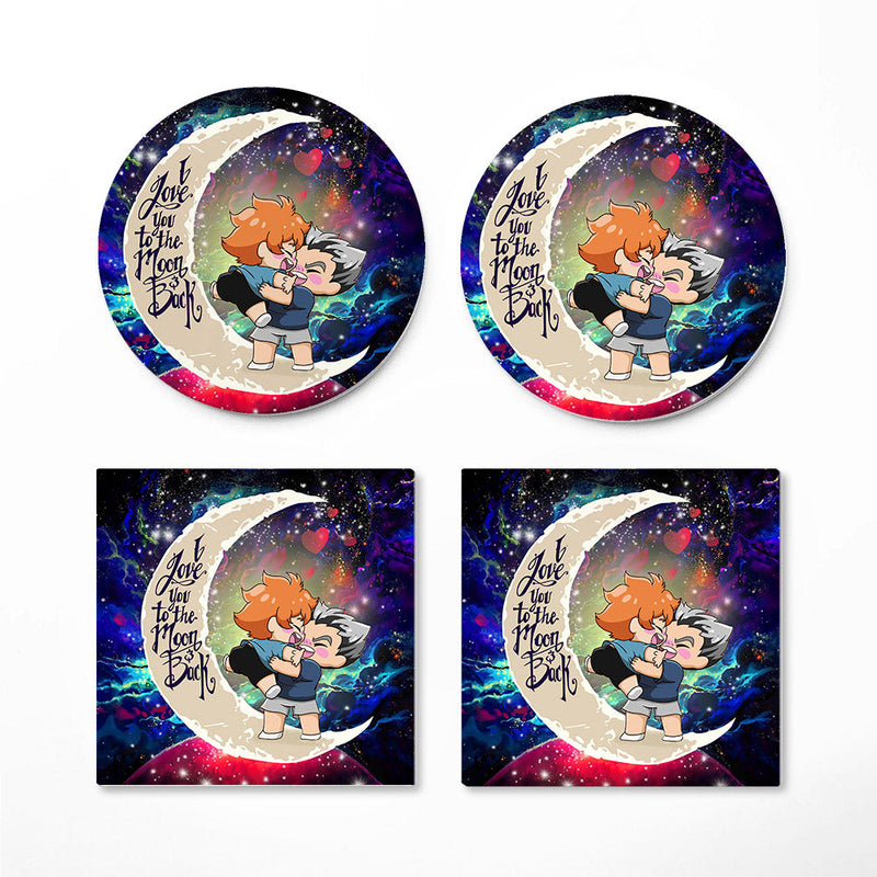 Bokuhina Love You To The Moon Galaxy Ceramic Decor Coaster - Gift Idea