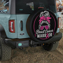 Breast Cancer Warrior Car Spare Tire Cover