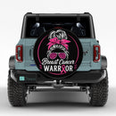 Breast Cancer Warrior Car Spare Tire Cover