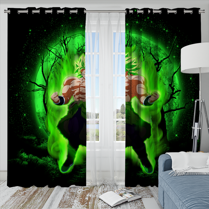 Broly Moonlight Window Curtain