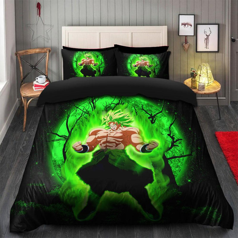 Dragon Ball Broly Moonlight Bedding Set Duvet Cover And 2 Pillowcases Nearkii