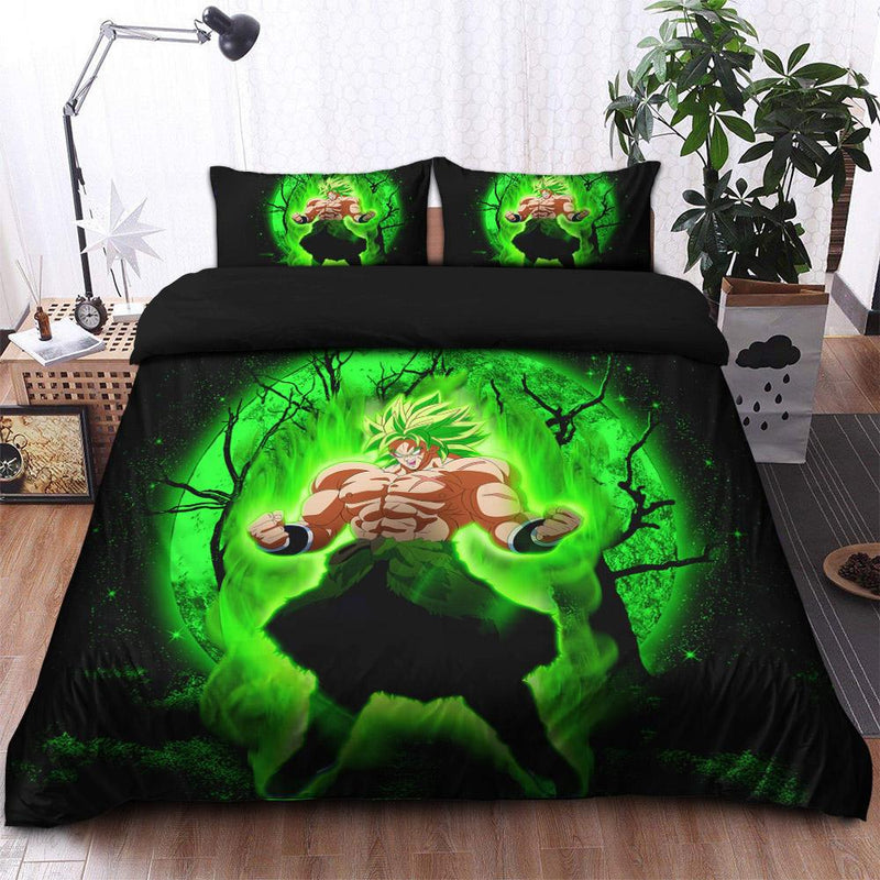 Dragon Ball Broly Moonlight Bedding Set Duvet Cover And 2 Pillowcases Nearkii