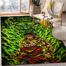 Broly Super Saiyan Dragon Ball Rectangular Area Rug