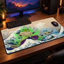 Broly Vs Gogeta Dragon Ball The Great Wave Japan Desk Mat