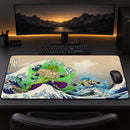 Broly Vs Gogeta Dragon Ball The Great Wave Japan Desk Mat