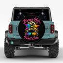 Bronco Hair Don't Care Car Spare Tire Cover