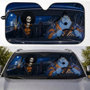 Brook And Jinbe Anime One Piece Custom Car Windshield Sunshades