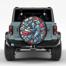 Alphonse Elric Fullmetal Alchemist Japan Anime Stained Glass Jeep Car Spare Tire Cover