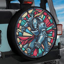 Alphonse Elric Fullmetal Alchemist Japan Anime Stained Glass Jeep Car Spare Tire Cover