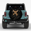 Brown Baby Deer Tearing Car Spare Tire Cover