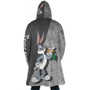 Bugs Bunny WB AOP Hooded Fleece Cloak Coat