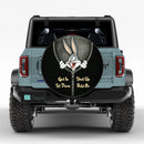 Bugs Bunny Looney Tunes Zip Get In Shit Down Shut Up Hold On Car Spare Tire Cover