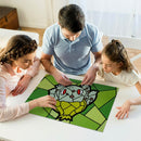 Bulbasaur Pokemon Stained Glass Jigsaw Puzzle