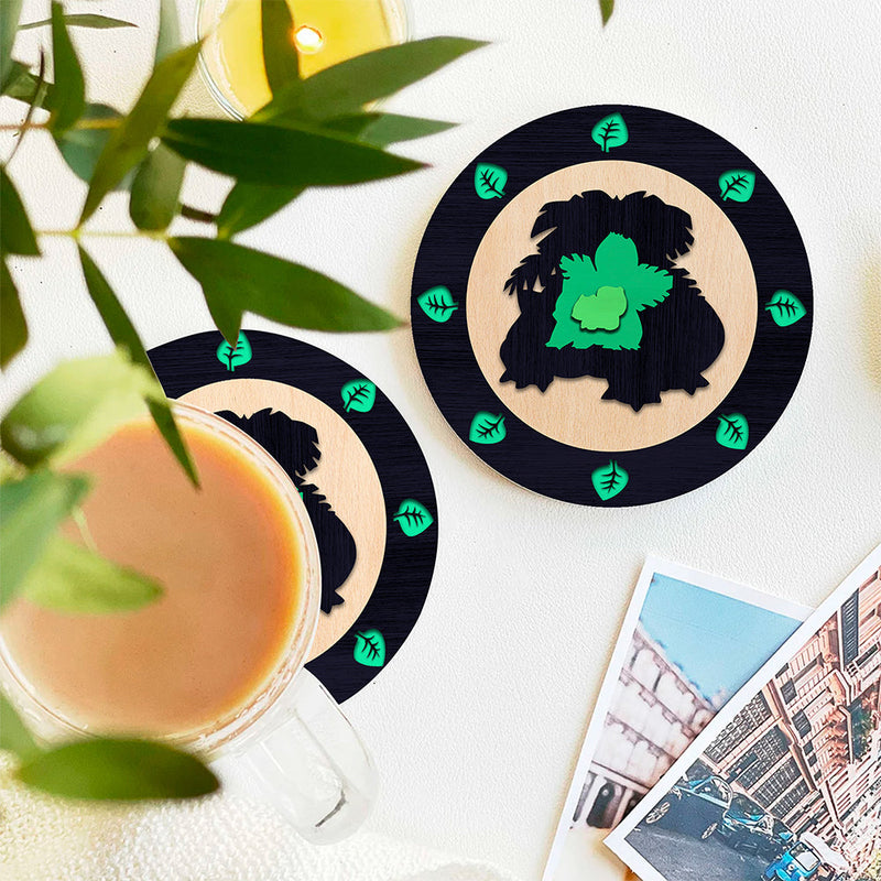 Bulbasaur Evolution Pokemon Ceramic Decor Coaster - Gift Idea