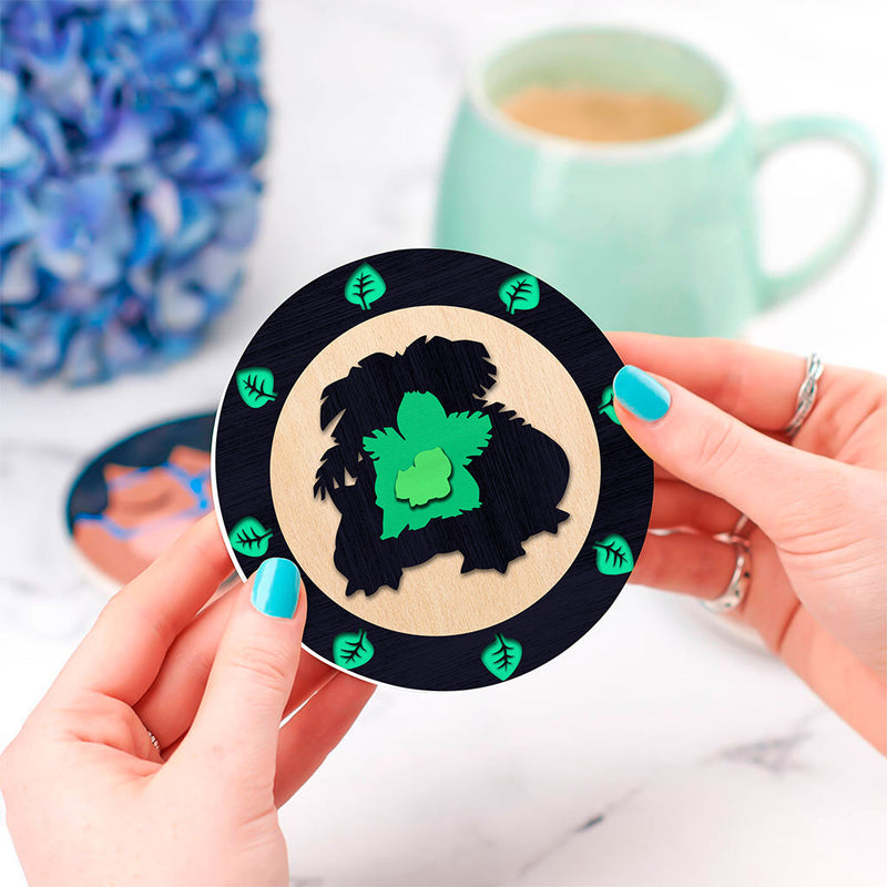 Bulbasaur Evolution Pokemon Ceramic Decor Coaster - Gift Idea