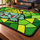 Bulbasaur Pokemon Stained Glass Desk Mat