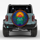 Ivysaur Pokemon Stained Glass Jeep Car Spare Tire Cover