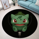Bulbasaur Pokemon Zipper Round Rug