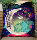 Bulbasaur Couple Pokemon Love You To The Moon Galaxy Quilt Blanket Nearkii