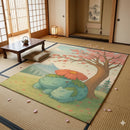 Venusaur Bulbasaur Cherry Blossom Rectangular Area Rug